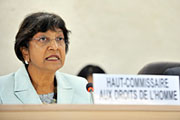 A Alta Comissária dos Direitos Humanos da ONU, Navi Pillay