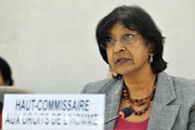 A Alta Comissária das Nações Unidas para os Direitos Humanos, Navi Pillay