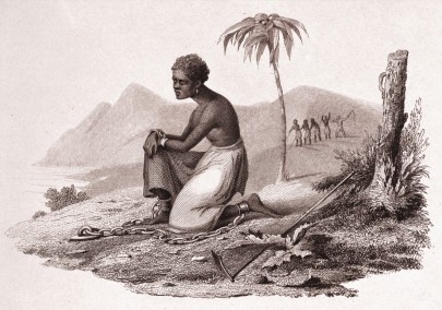 Mulher escravizada algemada, Antilhas, Centro Schomburg. Imagem: reprodução