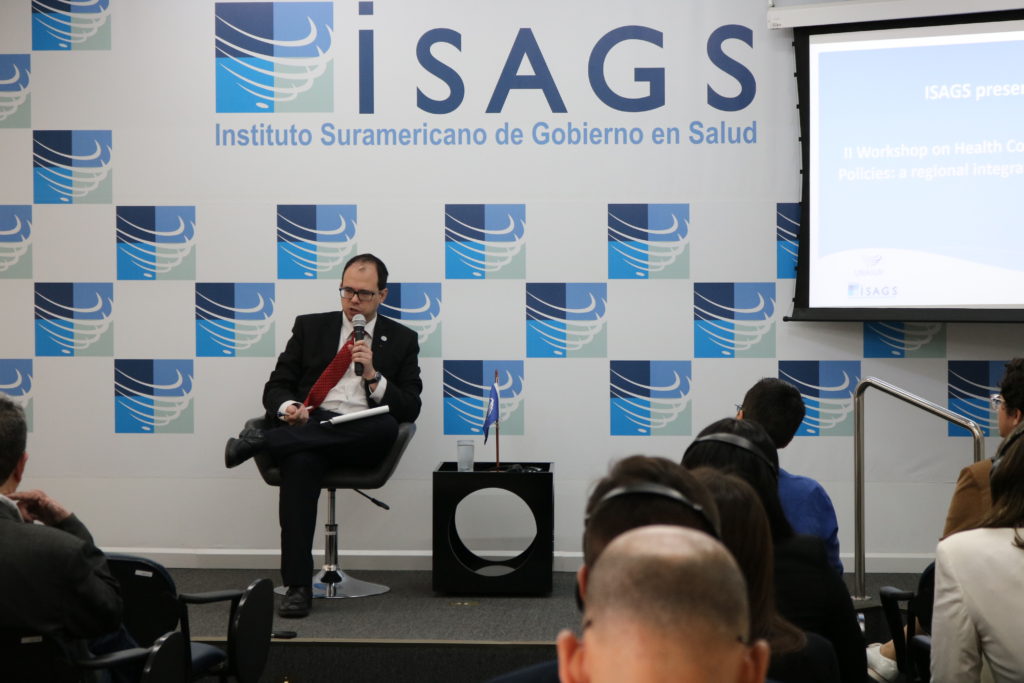 Maurizio Giuliano, diretor do UNIC Rio, em evento do Instituto de Saúde da UNASUL. Foto: ISAGS