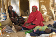 Mulher no campo de refugiados Ouré Cassoni, na região oriental do Chade. Foto: ONU.