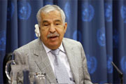 Presidente da Assembleia Geral da ONU. Ali Treki. Foto: ONU.