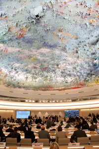 Foto do Conselho de Direitos Humanos das Nações Unidas. Foto: UN/OHCHR.